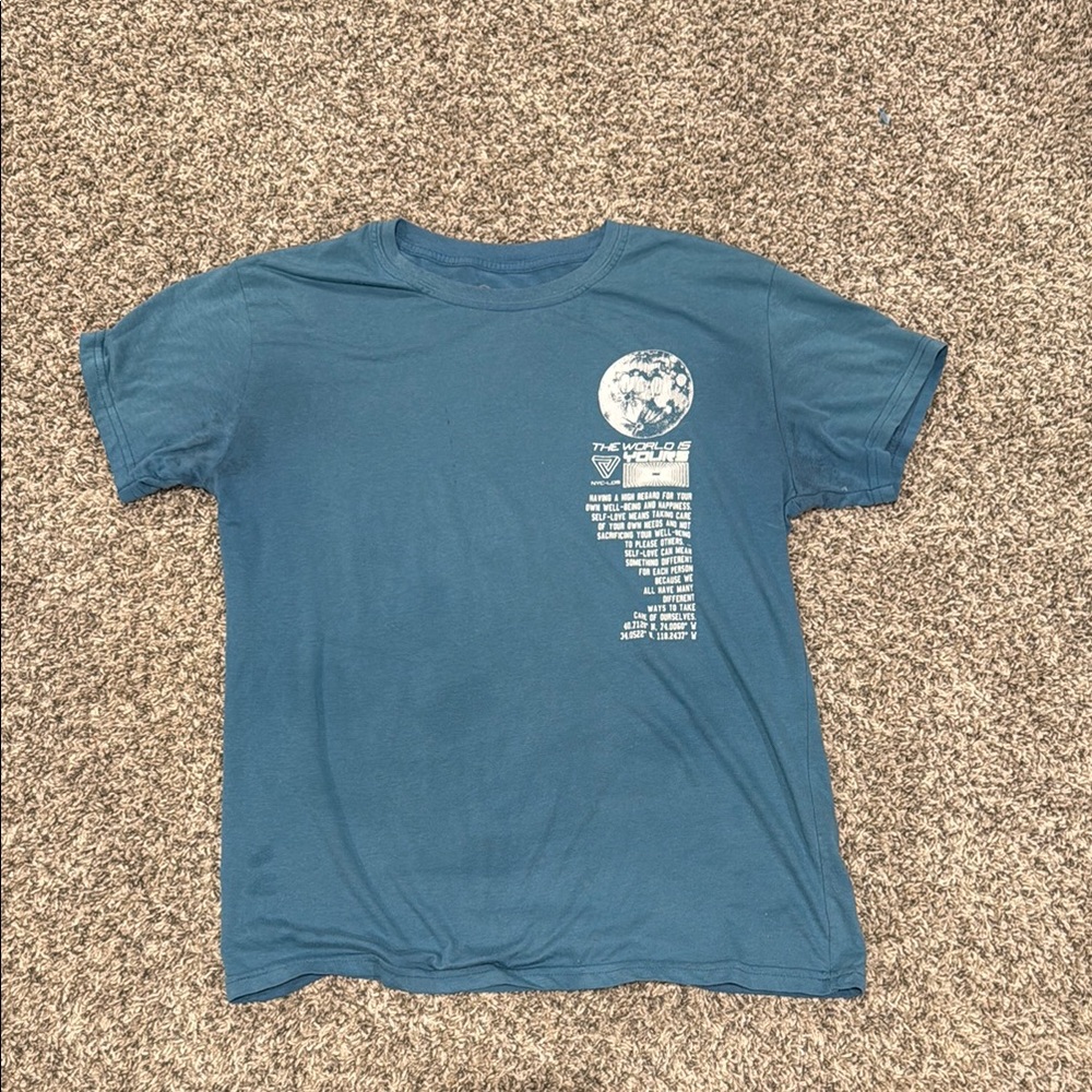 Kids Blue Graphic T-Shirt